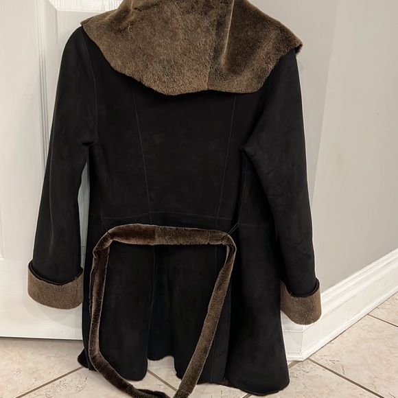 Genuine Shearling Robe Coat - Picture 7 of 15